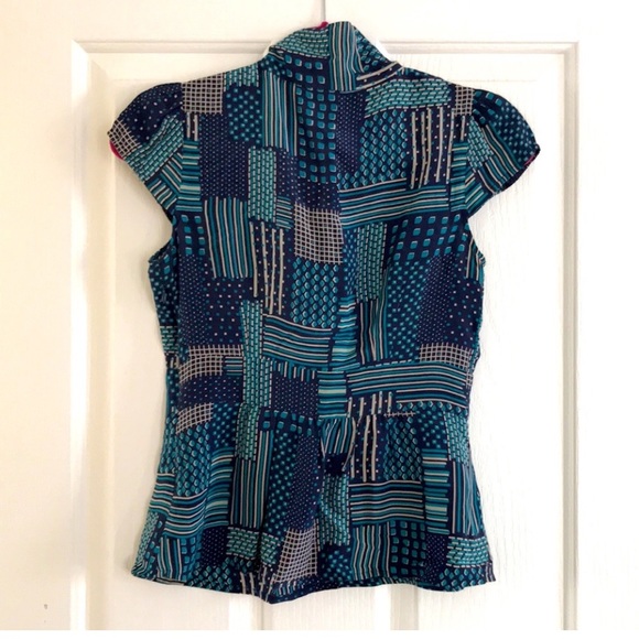 Silk Odille blouse, runs small- fits like a 0/xs. - Picture 3 of 8